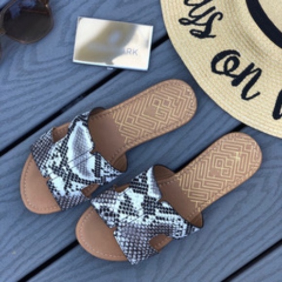 Snake 🐍 Print Flats - Picture 1 of 5